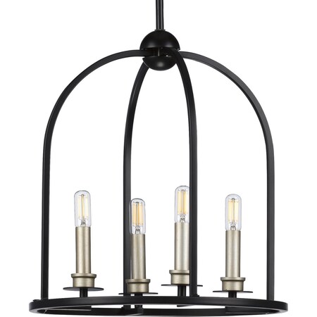 Progress Lighting Seneca Collection Four Light Foyer Pendant P500121-031